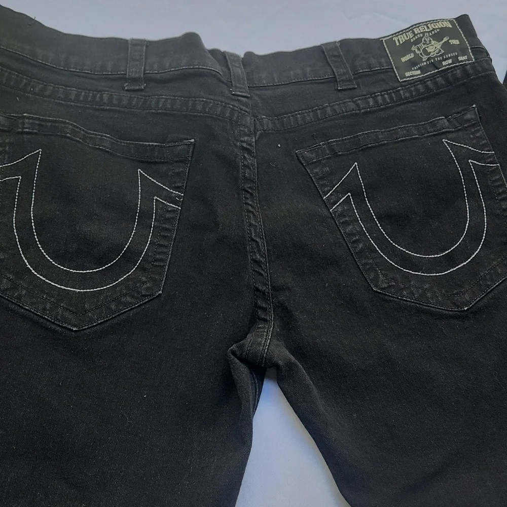 True Religion Men's Black Jeans